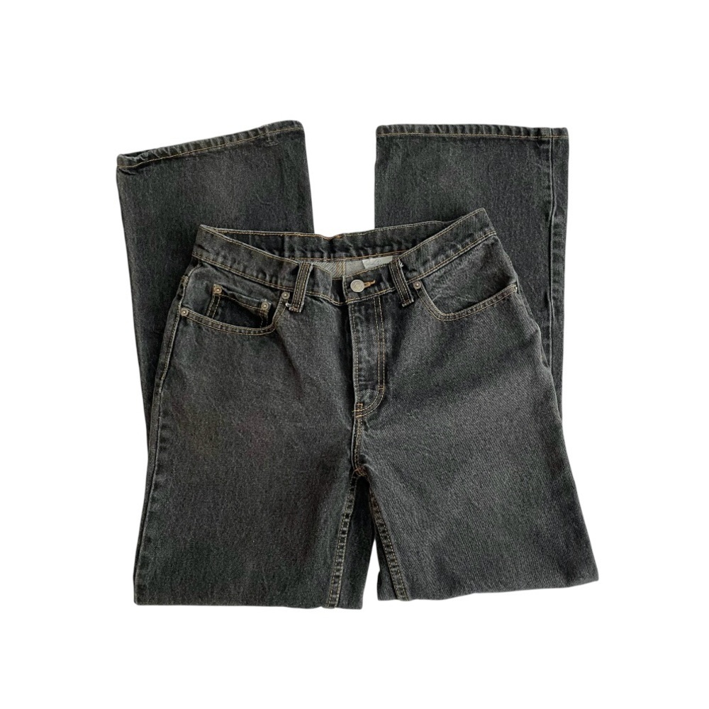 Vintage Women’s Jordache Gray Flare Wide Leg Jeans Pants Size 9/10